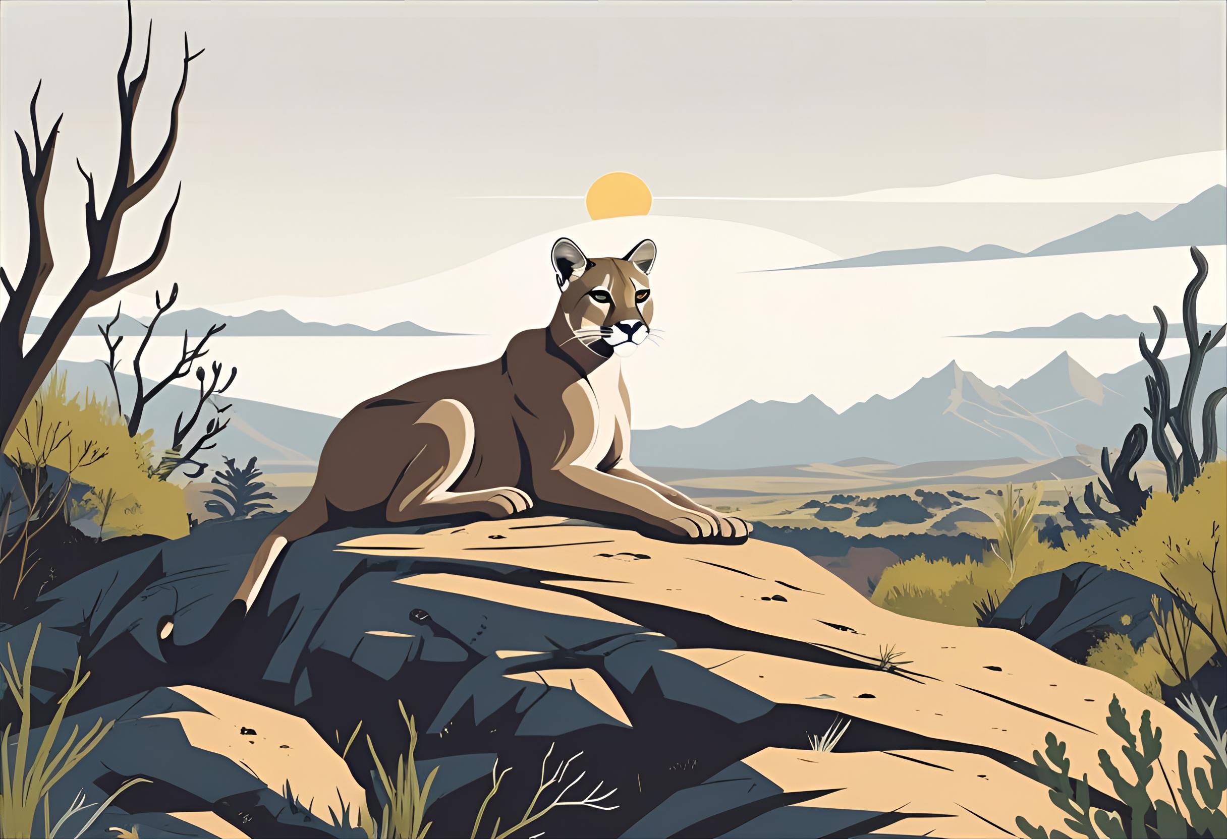 Indianisches Sternzeichen Puma